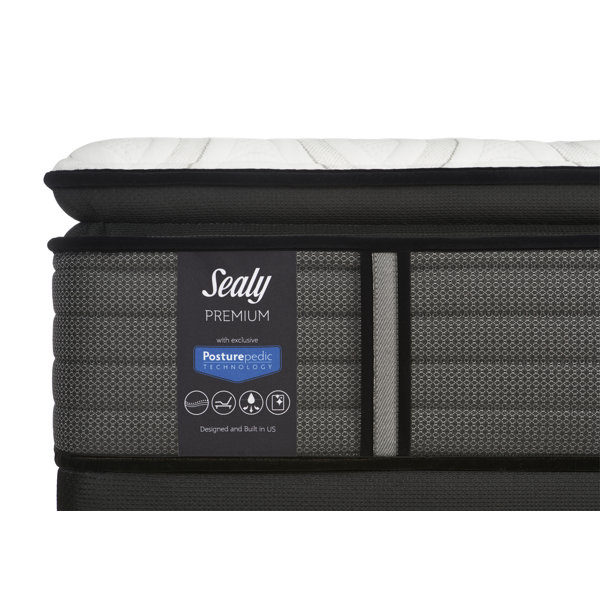 Sealy Posturepedic Plus 14" Plush Pillow Top Mattress and Box Spring